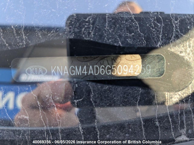 40069356 :رقم المزاد ، KNAGM4AD6G5094259 vin ، 2016 Kia Optima Hybrid مزاد بيع