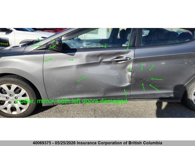 Продаж на аукціоні авто 2014 Hyundai Elantra Gl, vin: 5NPDH4AE3EH499026, номер лоту: 40069375