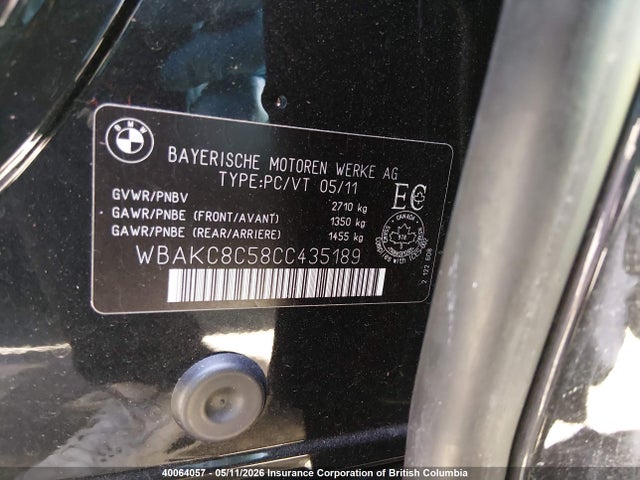 Продажа на аукционе авто 2012 Bmw 750 Lxi, vin: WBAKC8C58CC435189, номер лота: 40064057