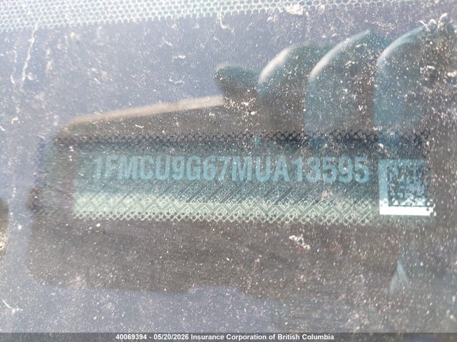 2021 Ford Escape Se მანქანა იყიდება აუქციონზე, vin: 1FMCU9G67MUA13595, აუქციონის ნომერი: 40069394