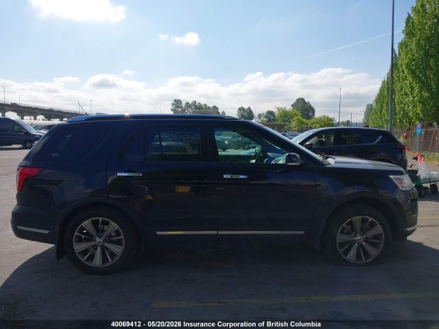 40069412 :رقم المزاد ، 1FM5K8FH9KGA43379 vin ، 2019 Ford Explorer Limited مزاد بيع
