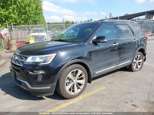 40069412 :رقم المزاد ، 1FM5K8FH9KGA43379 vin ، 2019 Ford Explorer Limited مزاد بيع