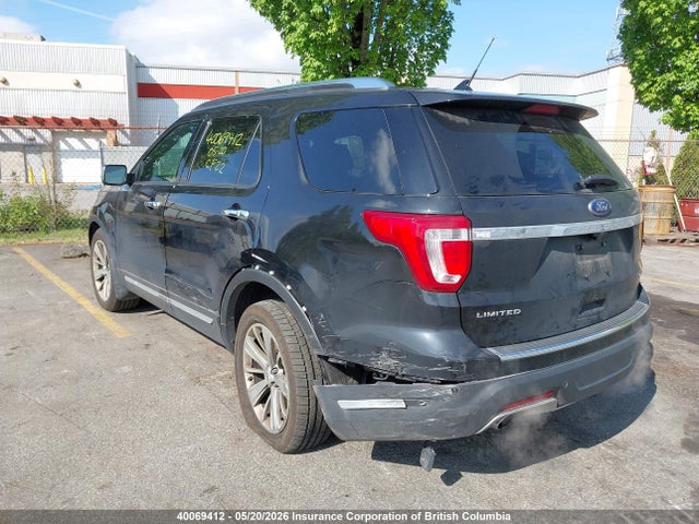 40069412 :رقم المزاد ، 1FM5K8FH9KGA43379 vin ، 2019 Ford Explorer Limited مزاد بيع