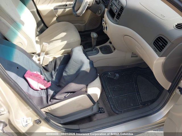 2009 Hyundai Accent Gls მანქანა იყიდება აუქციონზე, vin: KMHCN45C19U348092, აუქციონის ნომერი: 40069486