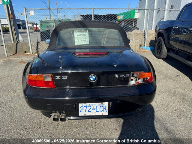 Продаж на аукціоні авто 1999 Bmw Z3 2.3, vin: 4USCH9334XLF79774, номер лоту: 40069506