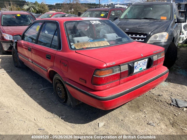 Aukcja sprzedaży 1990 Toyota Corolla Le, vin: JT2AE97E0L3304162, numer aukcji: 40069520