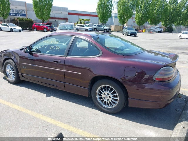 40069564 :رقم المزاد ، 1G2WR12132F147400 vin ، 2002 Pontiac Grand Prix Gtp مزاد بيع