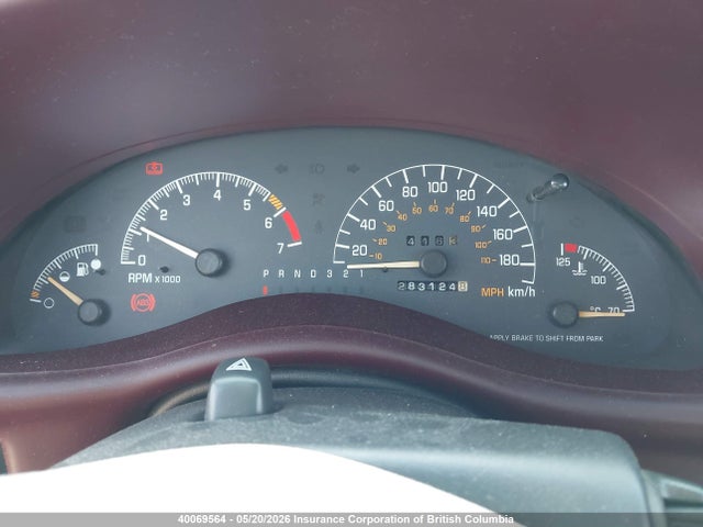 40069564 :رقم المزاد ، 1G2WR12132F147400 vin ، 2002 Pontiac Grand Prix Gtp مزاد بيع