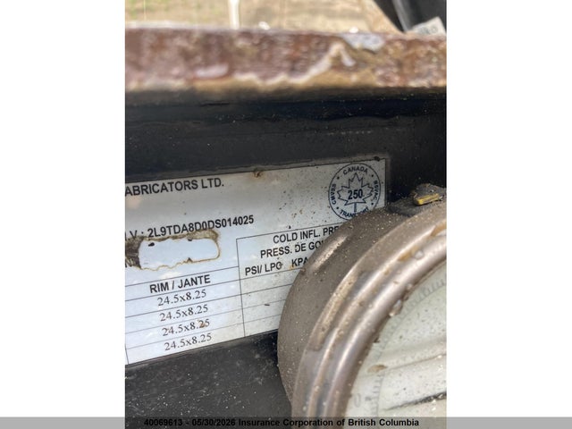 Продаж на аукціоні авто 2013 Langfab Commercial Dump Trailer, vin: 2L9TDA8D0DS014025, номер лоту: 40069613