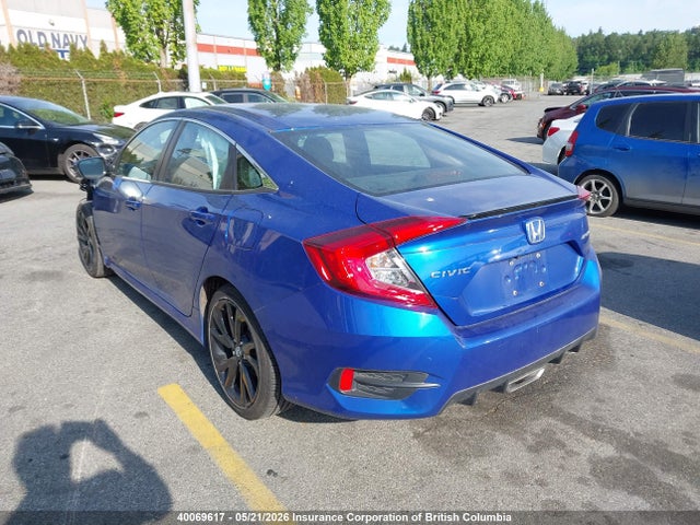 Продаж на аукціоні авто 2021 Honda Civic, vin: 2HGFC2F86MH008746, номер лоту: 40069617