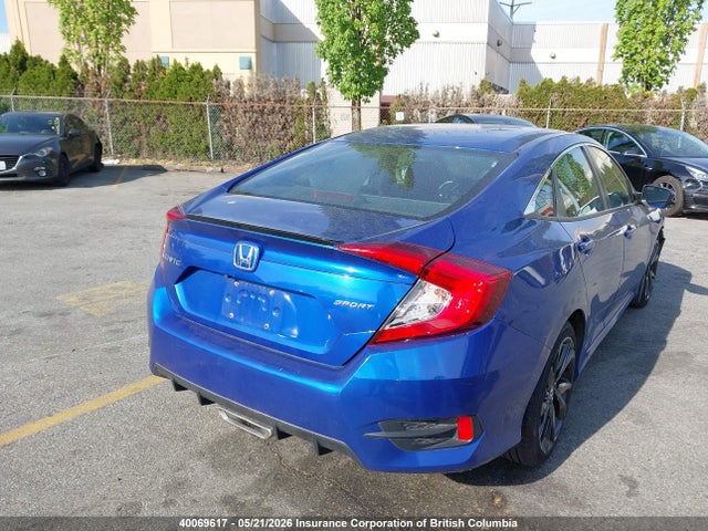 Продаж на аукціоні авто 2021 Honda Civic, vin: 2HGFC2F86MH008746, номер лоту: 40069617