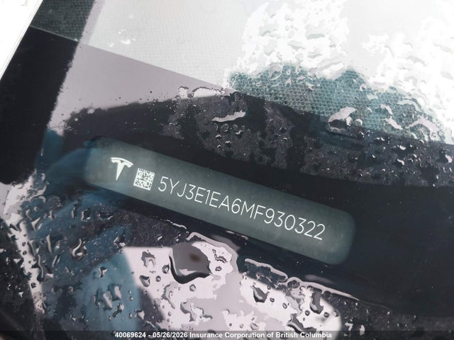 Aukcja sprzedaży 2021 Tesla Model 3, vin: 5YJ3E1EA6MF930322, numer aukcji: 40069624