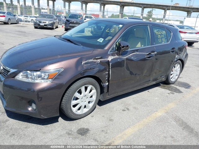 Продажа на аукционе авто 2012 Lexus Ct 200, vin: JTHKD5BH4C2092699, номер лота: 40069659