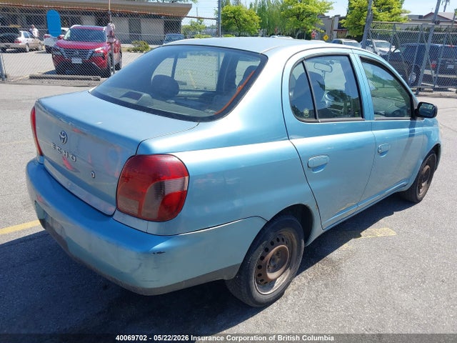 40069702 :رقم المزاد ، JTDBT1239Y0059380 vin ، 2000 Toyota Echo مزاد بيع