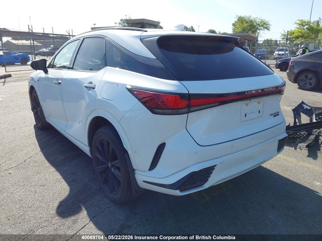 2024 Lexus Rx 500h F Sport მანქანა იყიდება აუქციონზე, vin: 2T2BCMEA2RC014067, აუქციონის ნომერი: 40069704