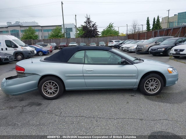 Продаж на аукціоні авто 2001 Chrysler Sebring Limited, vin: 1C3EL65U31N647707, номер лоту: 40069753