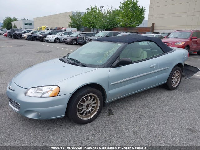 Продаж на аукціоні авто 2001 Chrysler Sebring Limited, vin: 1C3EL65U31N647707, номер лоту: 40069753