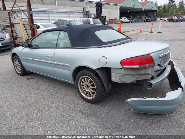 Продаж на аукціоні авто 2001 Chrysler Sebring Limited, vin: 1C3EL65U31N647707, номер лоту: 40069753