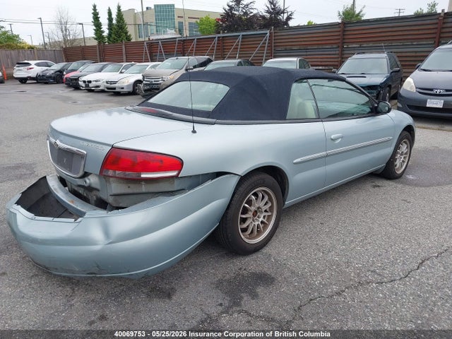 Продаж на аукціоні авто 2001 Chrysler Sebring Limited, vin: 1C3EL65U31N647707, номер лоту: 40069753