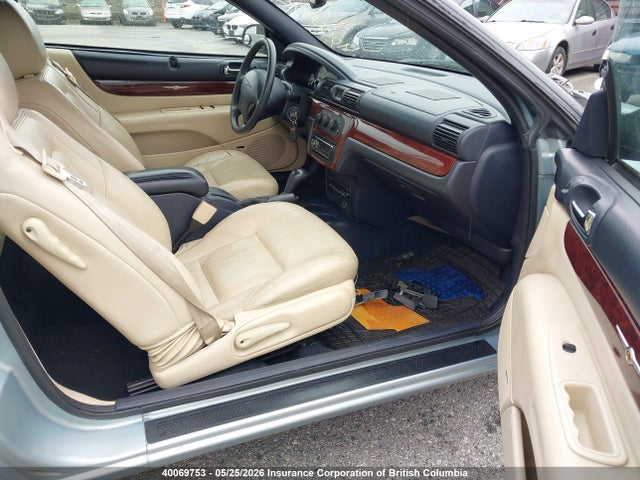 Продаж на аукціоні авто 2001 Chrysler Sebring Limited, vin: 1C3EL65U31N647707, номер лоту: 40069753