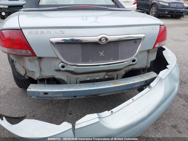 Продаж на аукціоні авто 2001 Chrysler Sebring Limited, vin: 1C3EL65U31N647707, номер лоту: 40069753