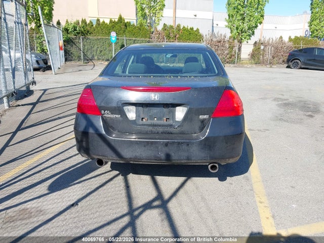 Aukcja sprzedaży 2006 Honda Accord Se V6, vin: 1HGCM663X6A801075, numer aukcji: 40069766
