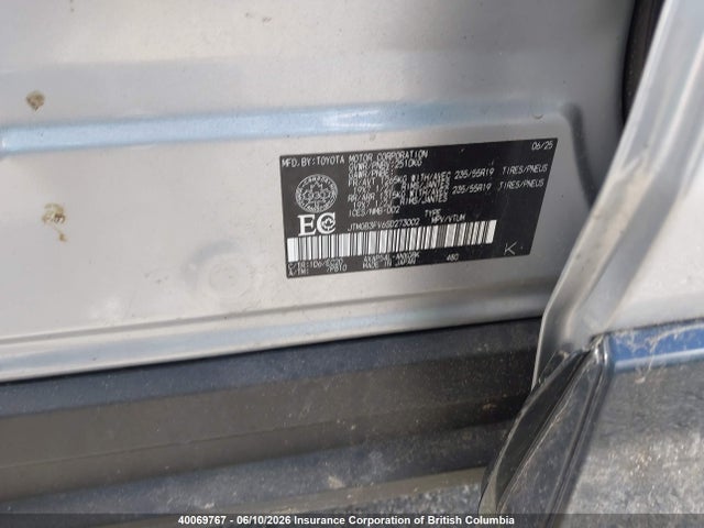 Aukcja sprzedaży 2025 Toyota Rav4, vin: JTMGB3FV6SD273002, numer aukcji: 40069767