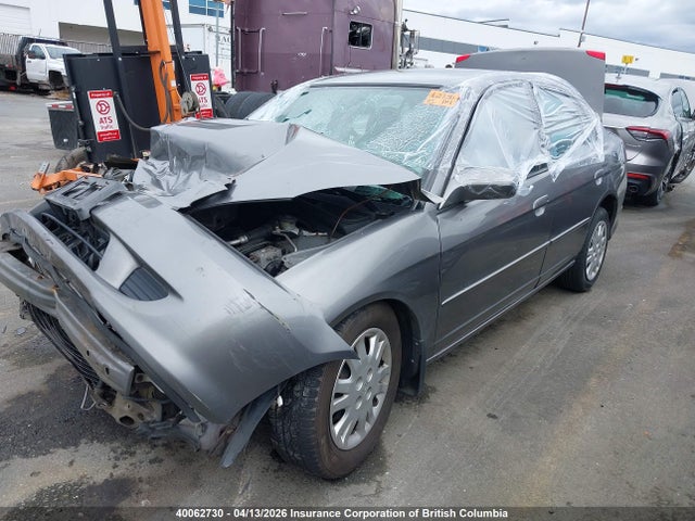 2004 Honda Civic Lx მანქანა იყიდება აუქციონზე, vin: 2HGES16604H904936, აუქციონის ნომერი: 40062730