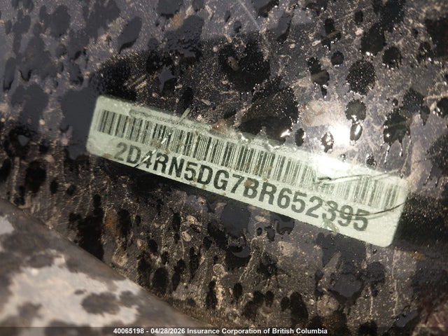 Aukcja sprzedaży 2011 Dodge Grand Caravan Crew, vin: 2D4RN5DG7BR652395, numer aukcji: 40065198
