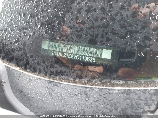 40069851 :رقم المزاد ، 1N4AL21E87C119625 vin ، 2007 Nissan Altima 2.5 S مزاد بيع