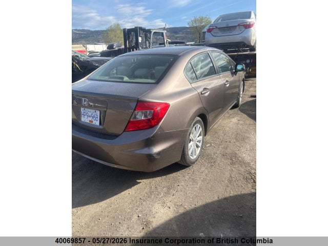 2012 Honda Civic მანქანა იყიდება აუქციონზე, vin: 2HGFB2F5XCH061358, აუქციონის ნომერი: 40069857