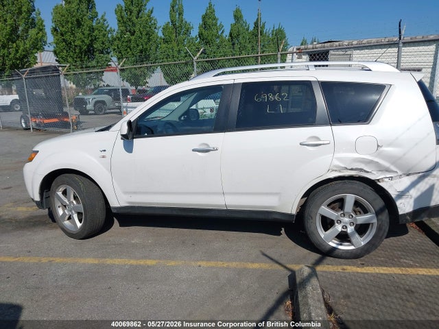 40069862 :رقم المزاد ، JA4MT41X58Z601305 vin ، 2008 Mitsubishi Outlander Xls مزاد بيع