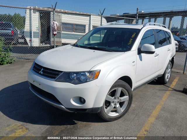 40069862 :رقم المزاد ، JA4MT41X58Z601305 vin ، 2008 Mitsubishi Outlander Xls مزاد بيع