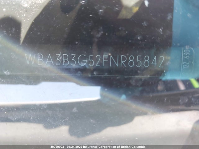 WBA3B3G52FNR85842 BMW 328I