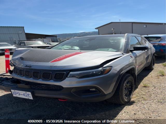Aukcja sprzedaży 2023 Jeep Compass Trailhawk Elite, vin: 3C4NJDDN7PT506857, numer aukcji: 40069909