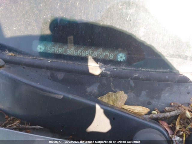 Aukcja sprzedaży 2008 Honda Odyssey Ex-l, vin: 5FNRL38668B506776, numer aukcji: 40069977