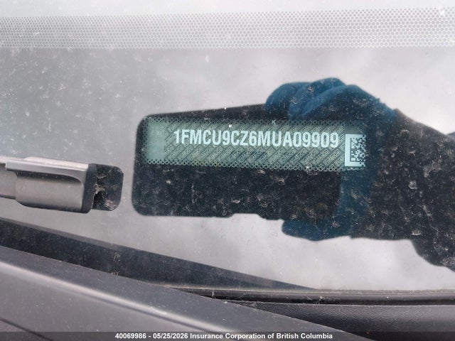 Продажа на аукционе авто 2021 Ford Escape Sel, vin: 1FMCU9CZ6MUA09909, номер лота: 40069986