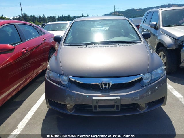 40069987 :رقم المزاد ، 2HGFA16459H011853 vin ، 2009 Honda Civic مزاد بيع