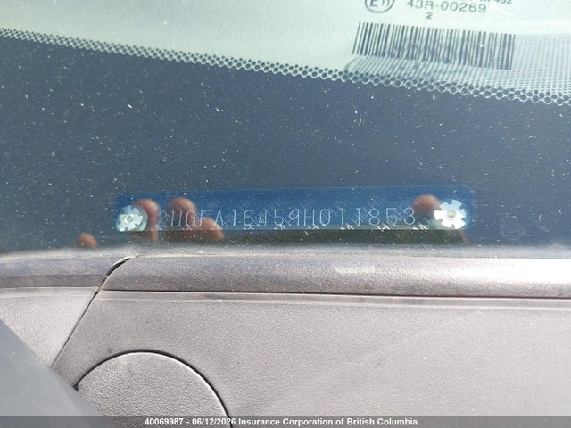 40069987 :رقم المزاد ، 2HGFA16459H011853 vin ، 2009 Honda Civic مزاد بيع