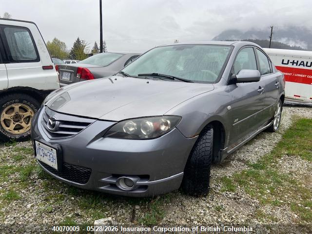 Продажа на аукционе авто 2004 Mazda 3 S, vin: JM1BK123641136231, номер лота: 40070009