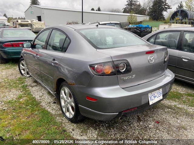 Продажа на аукционе авто 2004 Mazda 3 S, vin: JM1BK123641136231, номер лота: 40070009