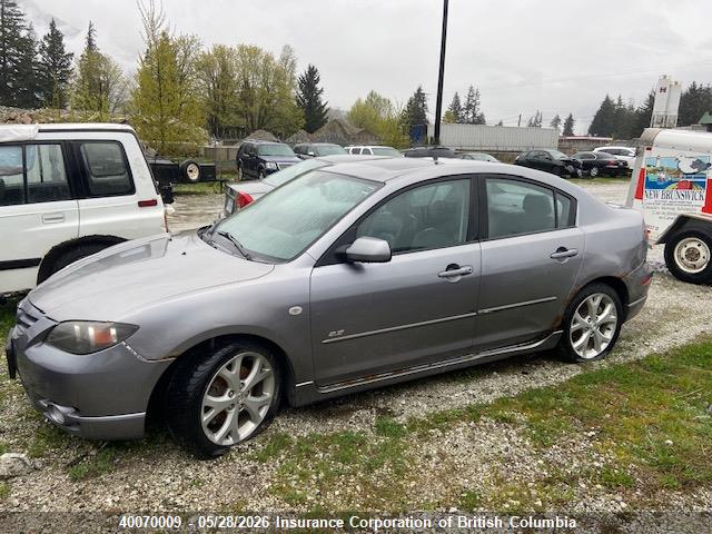 Продажа на аукционе авто 2004 Mazda 3 S, vin: JM1BK123641136231, номер лота: 40070009