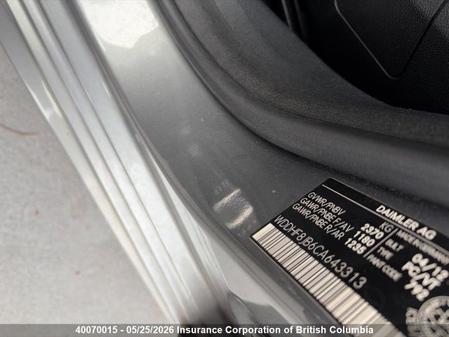 40070015 :رقم المزاد ، WDDHF8JB6CA643313 vin ، 2012 Mercedes-benz E 350 4matic مزاد بيع