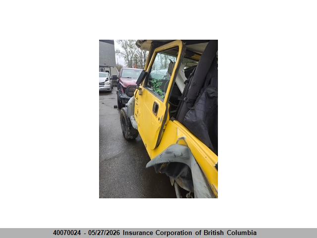 Aukcja sprzedaży 2001 Jeep Tj, vin: 1J4FA49S31P351524, numer aukcji: 40070024