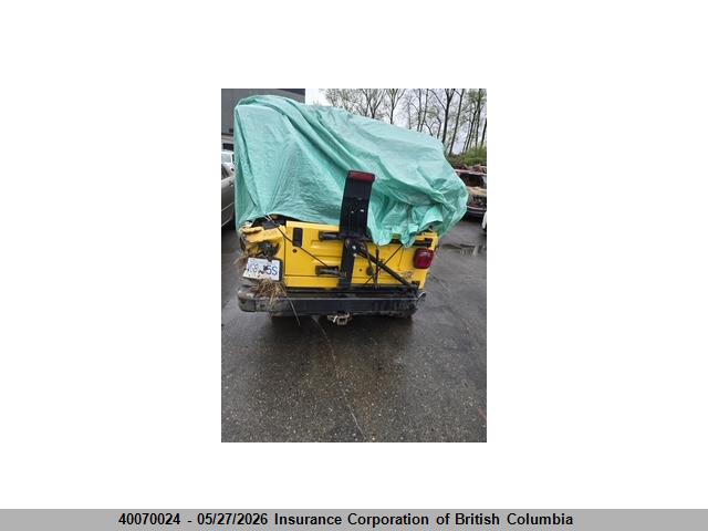 Aukcja sprzedaży 2001 Jeep Tj, vin: 1J4FA49S31P351524, numer aukcji: 40070024