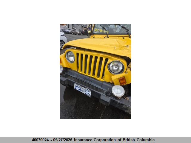 Aukcja sprzedaży 2001 Jeep Tj, vin: 1J4FA49S31P351524, numer aukcji: 40070024
