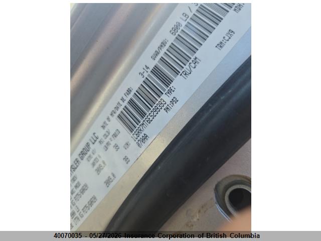 2014 Ram 1500 Sport მანქანა იყიდება აუქციონზე, vin: 1C6RR7MT6ES299393, აუქციონის ნომერი: 40070035