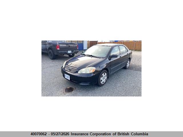 40070062 :رقم المزاد ، 2T1BR32E83C742505 vin ، 2003 Toyota Corolla Ce/le/s مزاد بيع