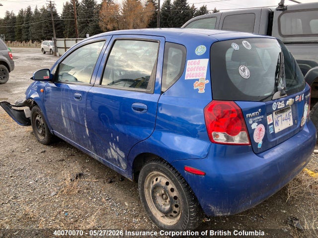 40070070 :رقم المزاد ، KL1TD62614B140811 vin ، 2004 Chevrolet Aveo مزاد بيع