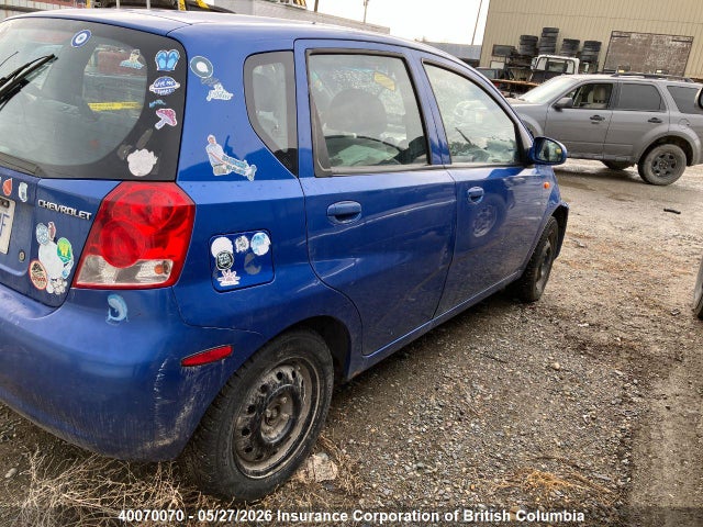 40070070 :رقم المزاد ، KL1TD62614B140811 vin ، 2004 Chevrolet Aveo مزاد بيع
